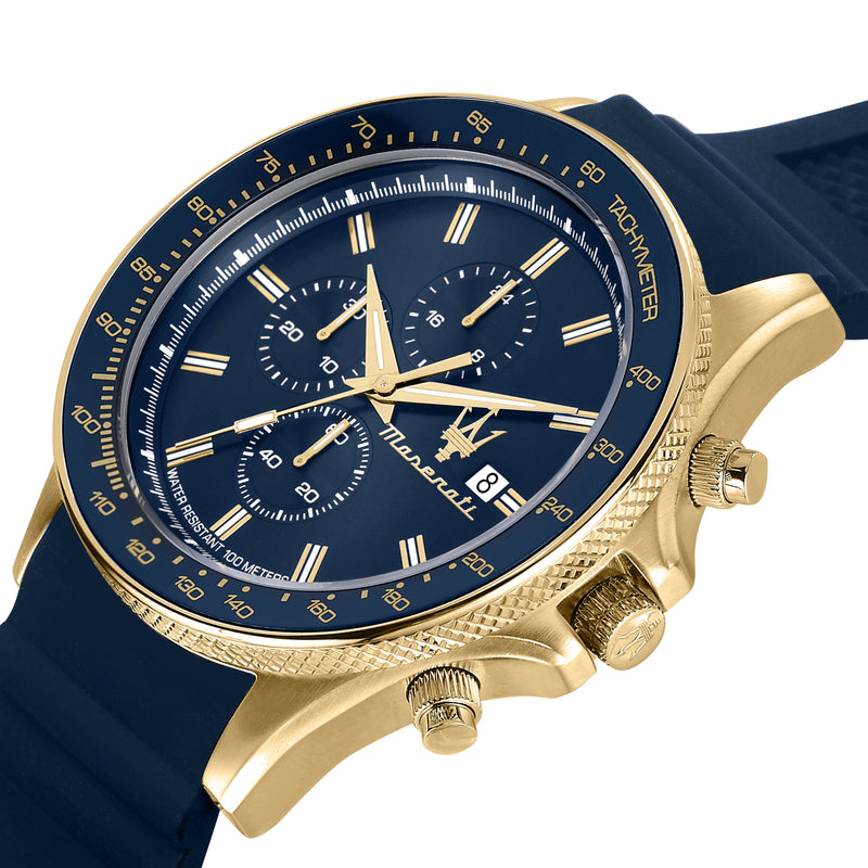 Sfida Chrono Watch - Dial – Maseratistore (R8871640004) Blue